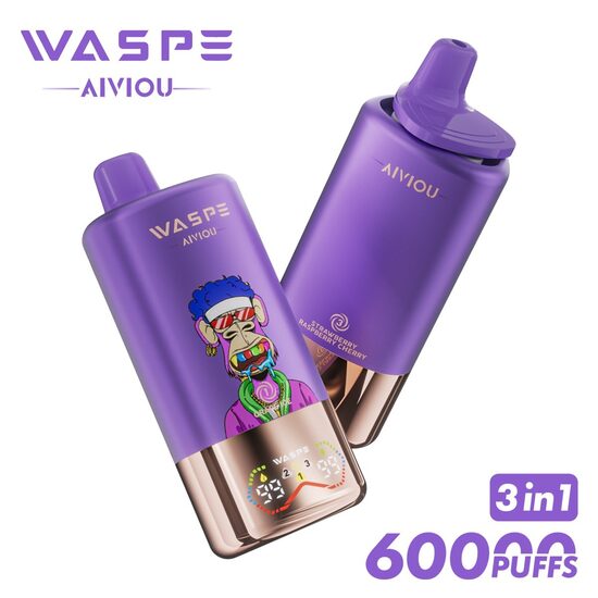 Grape Ice / Strawberry Candy / Strawberry Raspberry Cherry 60000 Puffs