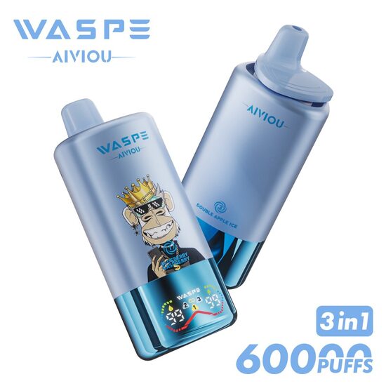 Blueberry Raspberry / Blueberry Cotton Candy / Double Apple Ice 60000 Puffs