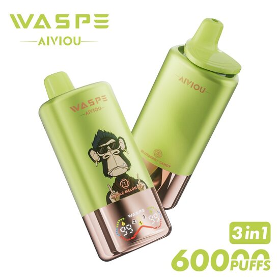 Triple Melon Ice / Rainbow Candy / Blueberry Candy 60000 Puffs